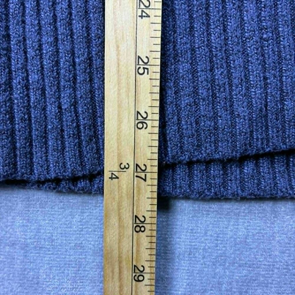 Old Navy SoSoft Sweater Large Blue Crew Neck Ribbed Knit Pullover Cozy Casual - Picture 5 of 5